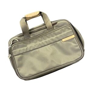 Briggs & Riley 231X-7 Double Expandable Carry-On Business Travel Bag Olive Green